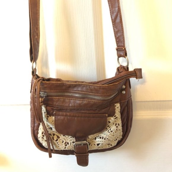 Mossimo Crossbody Bag with lace - Picture 1 of 3